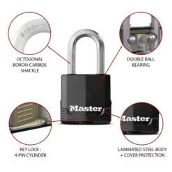 Cadenas Excell Avec Protection Master Lock 48 X 38mm - Lot -TOOLSTATION Soldes 11556 05