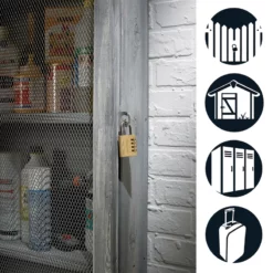 Cadenas Laiton à Combinaison Réglable Master Lock Aluminium 40mm -TOOLSTATION Soldes 11561 02