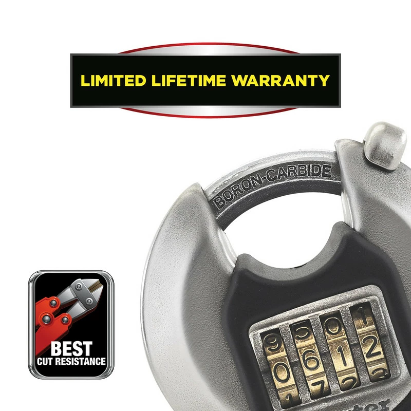 Cadenas Disque à Combinaison Excell Master Lock 70mm 9 Cadenas Disque à Combinaison Excell Master Lock 70mm – Image 7