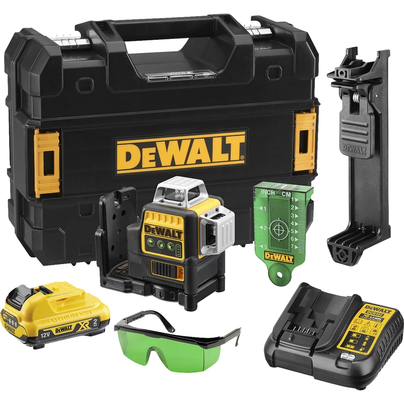 Niveau Laser Multilignes Dewalt Faisceau Vert DCE089D1G-QW 12V 3 Niveau Laser Multilignes Dewalt Faisceau Vert DCE089D1G-QW 12V
