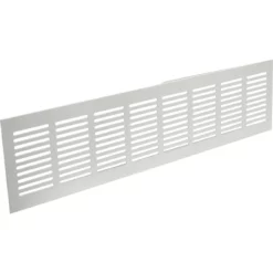 Grille D'aération En Aluminium 100 X 400mm Blanc
