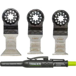 Jeu De Lames De Scie Bi-métal Smart Tool Starlock 4 Pièces