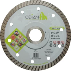 Disque Diamant Carrelage PCW Odiam Ø125 X 22,23mm