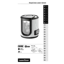 Niveau Laser Croix Verte Easycross Work Set Laserliner -TOOLSTATION Soldes 22133 10