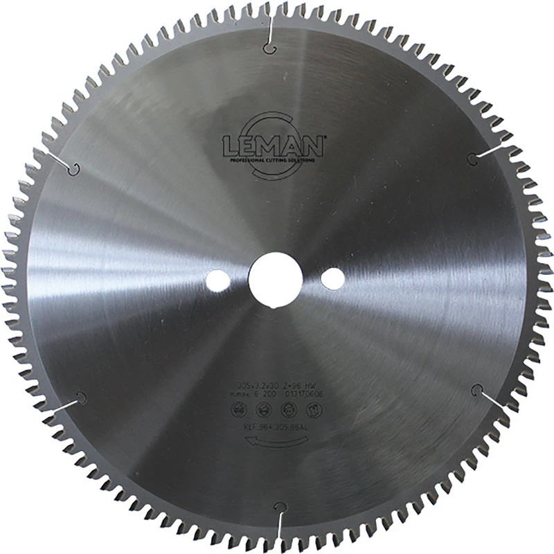 Lame Carbure Portative Alu Leman 305x30 96Z 3 Lame Carbure Portative Alu Leman 305x30 96Z