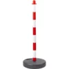 Potelet Plastique Mottez Blanc - Rouge -TOOLSTATION Soldes 23063