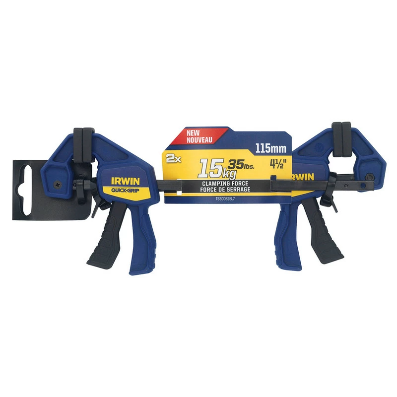 Lot De 2 Micro Serre-joints Irwin 115mm 5 Lot De 2 Micro Serre-joints Irwin 115mm – Image 3