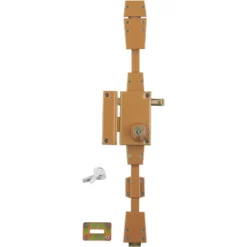 Serrure Applique 3 Points Targa Bronze Thirard Verti à Tirage Gauche