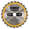Lame De Scie Circulaire Portative Dewalt Construction Ø235x30mm 24T -TOOLSTATION Soldes 28469