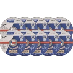 Lot De 10 Disques à Tronçonner Norton Expert Acier/inox Ø115x122,23x1mm