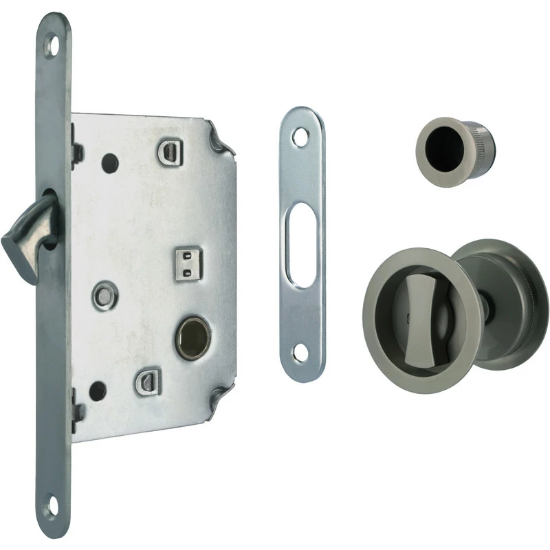 Serrure à Encastrer Pour Porte à Galandage Thirard Chromé Satin 3 Serrure à Encastrer Pour Porte à Galandage Thirard Chromé Satin