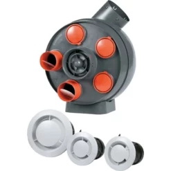 Kit VMC Simple Flux Auto-réglable Penta Vortice 22W-Th-C