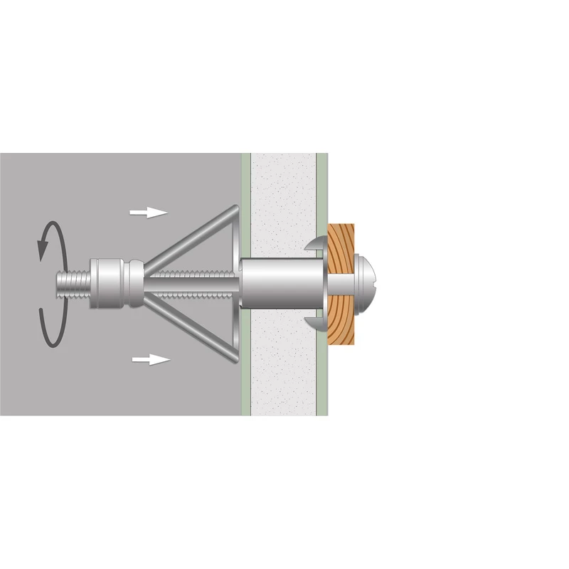Chevilles à Expansion Corps Creux Avec Vis Desa Ø4x35mm 5 Chevilles à Expansion Corps Creux Avec Vis Desa Ø4x35mm – Image 3