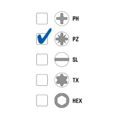 Vis Universelle Heco Fix-plus Tête Fraisée PZ 6x60mm -TOOLSTATION Soldes 50845 24