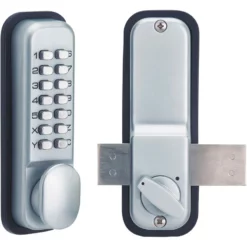 Verrou De Sûreté à Combinaison Mécanique Thirard Chromé Mat