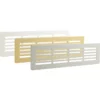 Grille D'aération Rectangulaire Aluminium Axelair 300x80mm - Blanche -TOOLSTATION Soldes 69174