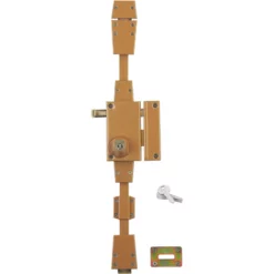 Serrure Applique 3 Points Targa Bronze Thirard Verti à Tirage Droite