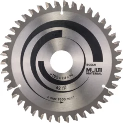 Lame De Scie Circulaire Bosch Multi Material 165x30/20x2,4 42T