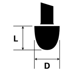 Kreator Fraise à Gorge 8mm 13x13mm -TOOLSTATION Soldes 78978 02