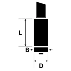 Fraise à Araser Bosch 8mm 12,7x25,4mm 9 Fraise à Araser Bosch 8mm 12,7x25,4mm -TOOLSTATION Soldes 80223 03