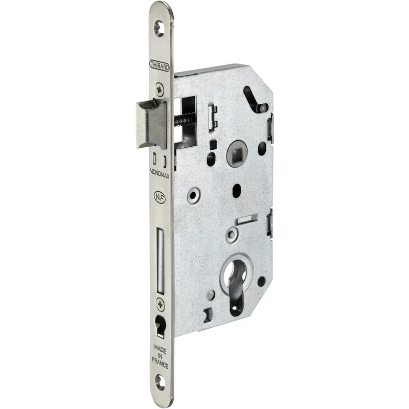 Serrure à Encastrer Optimum Axe 50mm Thirard Têtière Inox 3 Serrure à Encastrer Optimum Axe 50mm Thirard Têtière Inox