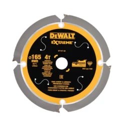 Lame De Scie Circulaire Portative Denture Diamant Dewalt Multi-matériaux Ø165x20mm 4T