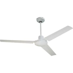 Ventilateur De Plafond 3 Pales Métal Seychelles Blanc Farelek 65W - Ø1220mm