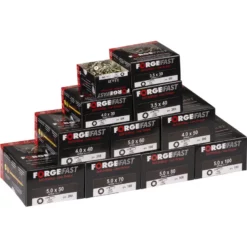 Lot De Vis Agglo TX Jaune Forgefast