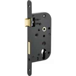 Serrure à Encastrer Thirard Axe 50mm Epoxy Noir