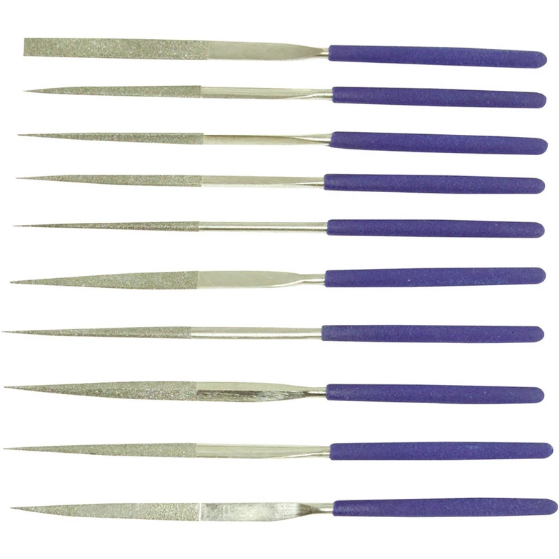 Limes à Aiguille Assorties 140mm 3 Limes à Aiguille Assorties 140mm