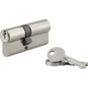 Cylindre Double SA Laiton Nickelé 3 Clés Thirard 30 X 40mm -TOOLSTATION Soldes 90134